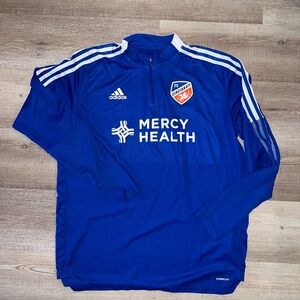 Adidas FC Cincinnati On Field Jacket -Blue